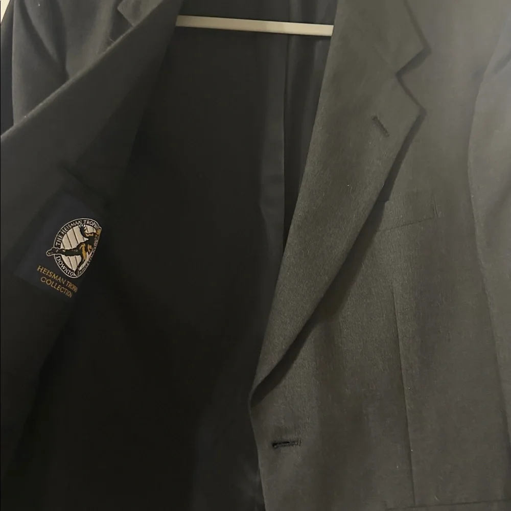Heisman trophy collection Classic charcoal  Men's Blazer by Kuppenheimer